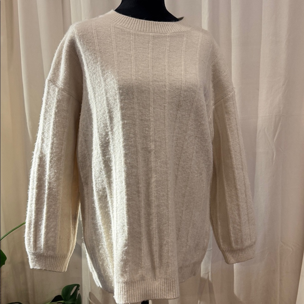 Reformation Ivory Long Sleeve Sweater - Picture 12 of 12